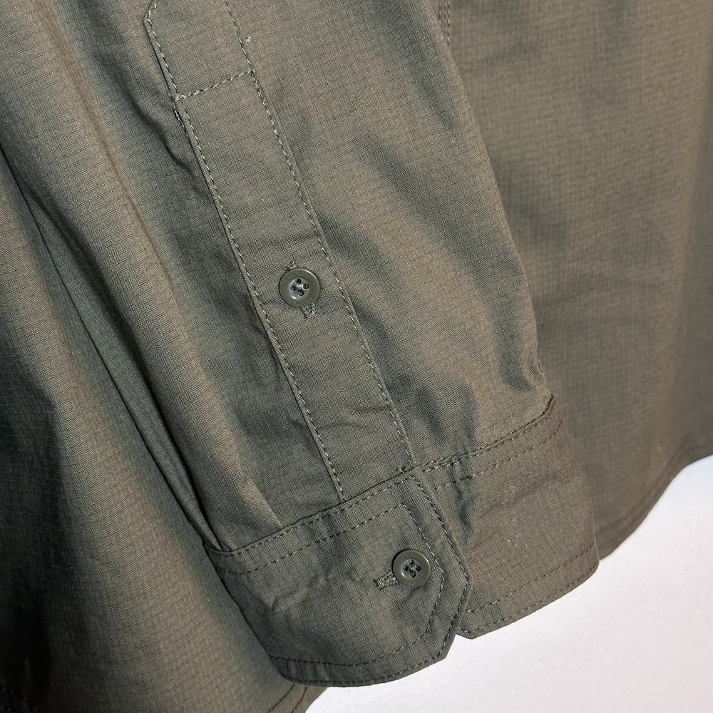 Toad&Co Men's XL Transverse ShirtJacket Full Zip Olive Green Lightweight Shacket - Picture 10 of 13